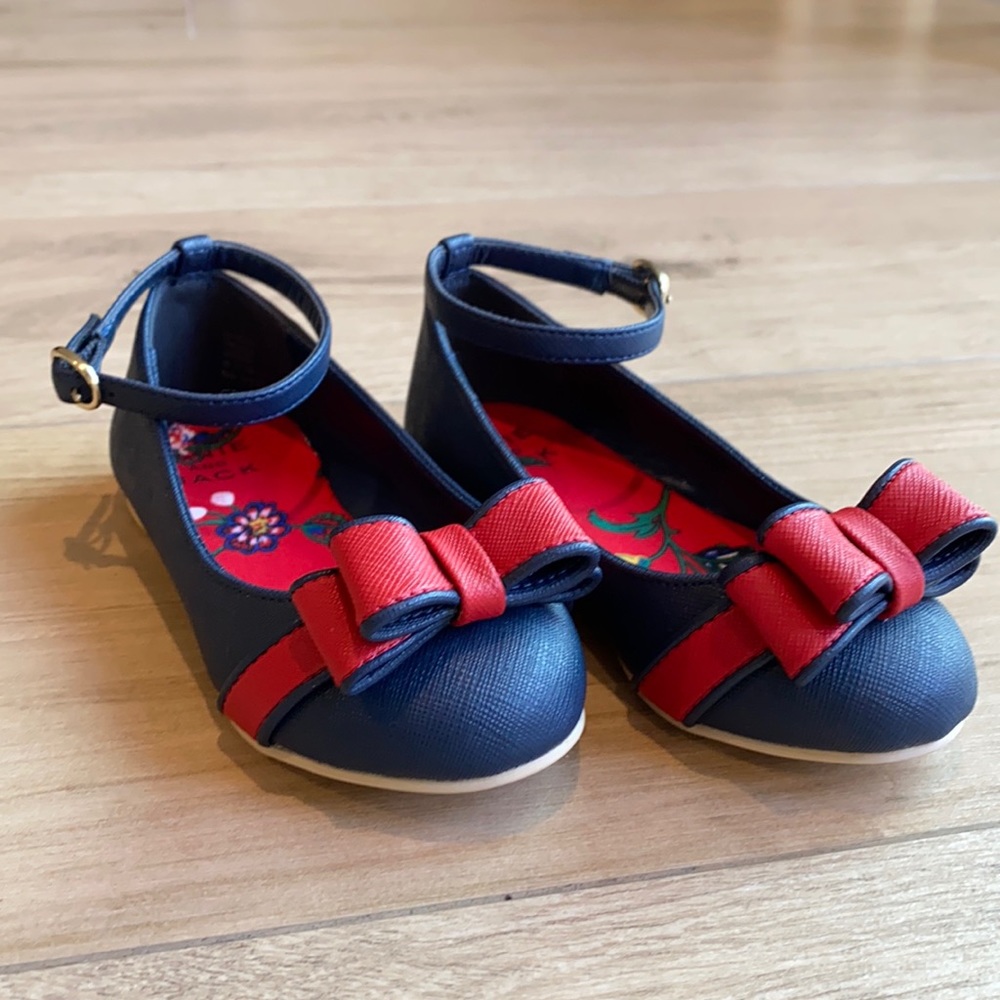 Janie and Jack Girls’ Bow Tie Flats